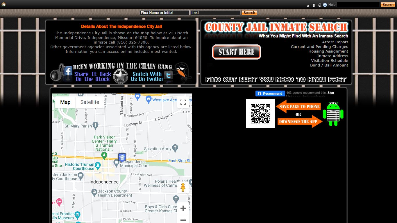 Independence City Jail - County Jail Inmate Search